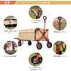 Тележка для улицы TIMBER RIDGE, складная, подходит для длинных предметов, схождение одним касанием, грузоподъемность 100 кг, отдельно стоящее место для хранения, большой размер