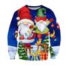 New Christmas Round Neck Sweatshirt 3D Printing New Men's and Women's Tops Men's Sweatshirt