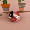 10cm Polandball Plush Toy UK Ukraine Germany Countryball Stuffed Doll Decoration