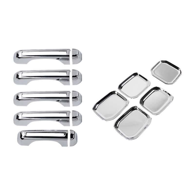 ABS ручка автомобиля наклейка в виде ракушки внешняя дверь чаша декоративная крышка для Jeep Wrangler JL 2018 Up 4-дверная версия Внешние аксессуары