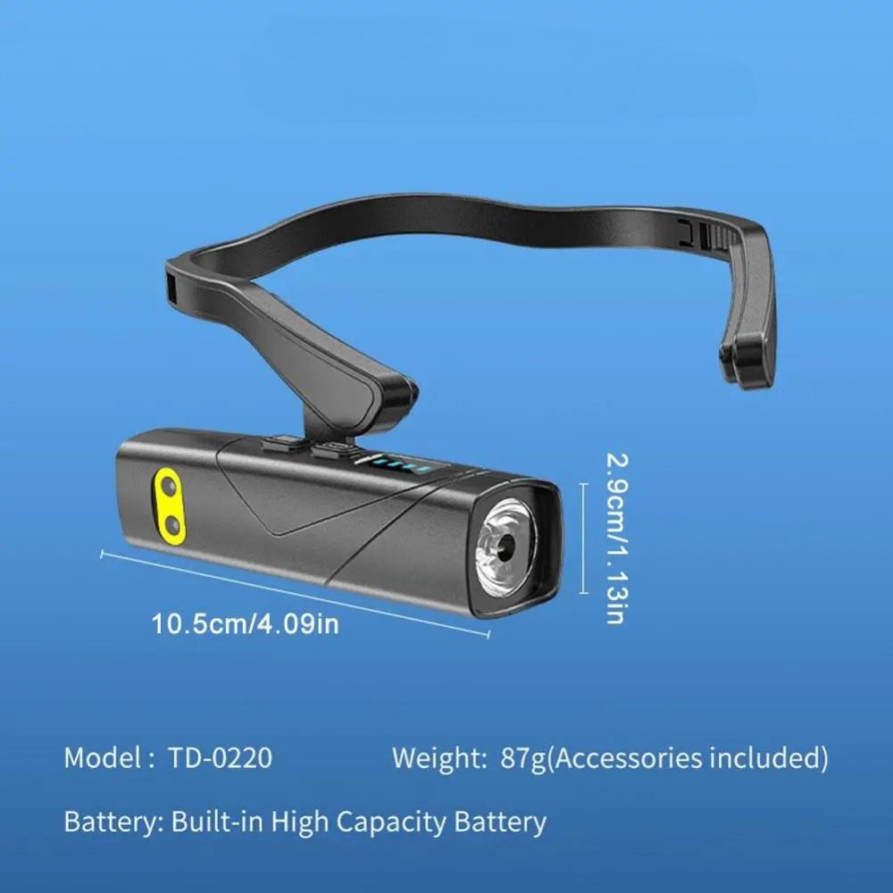 Outdoor Camping New Headlamp Bright Super Bright Ultra Light Ear Strap Waterproof Camping Hiking Fishing W/h Cable