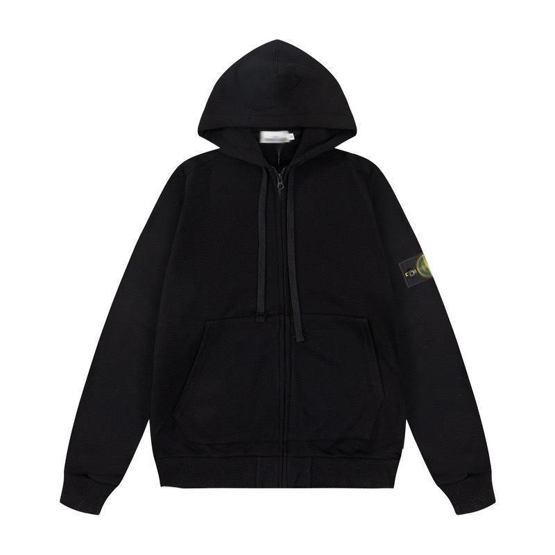 CrossSTONE Unisex Classic Cardigan Hoodie with Zipper