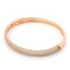 14K Gp Bling Cubic Bangle Gold Fashion Bracelet Birthday Gift Bracelet Bangle Bracelet Bold Bracelet