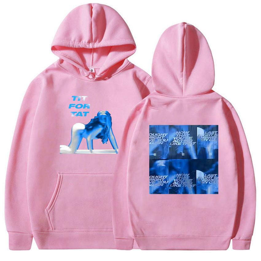Singer Tate McRae TIT FOR TAT Album 2025 Fans Gift Hoody Men Women Fashion Harajuku Sweatshirt Retro Oversized Long Sleeve Hoody
