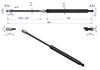 Siłownik Szyby Tylnej L Max. 500Mm 65421008 Steyr Polmo