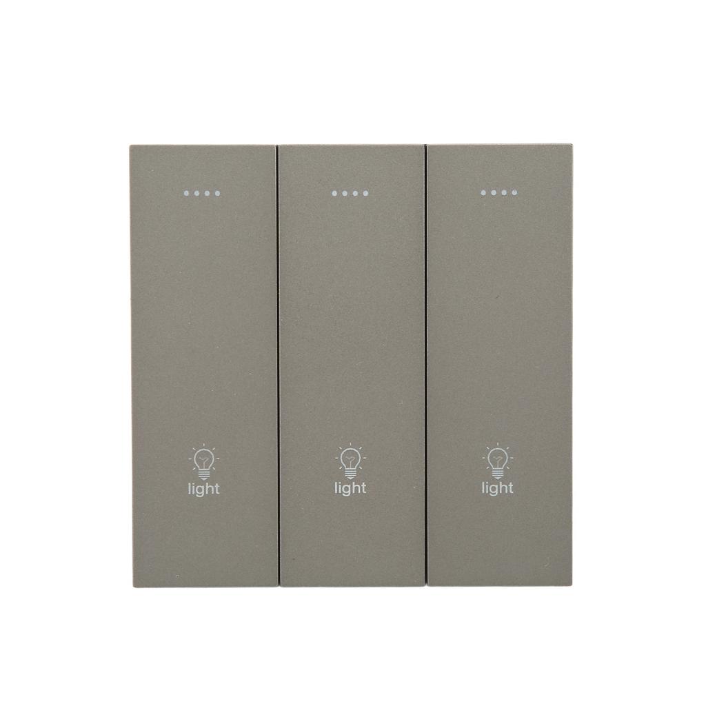 3-клавишный беспроводной интеллектуальный выключатель света WiFi Bluetooth настенный выключатель голосовое управление синхронизацией для приложения TUYA AC