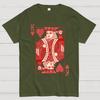 King of Hearts Valentine Shirt Matching Couple Gift Cotton Summer Casual Cool Loose T-Shirt