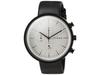 HYGGE Watch HGE020080 Men's Black Leather Band Stainless Steel Case Small Second