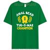 Bead Tug-O-War Champion Funny Saying Humor Men Women 100% Cotton T-Shirt Tees Tops