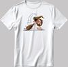 Captain Caveman Funny Short Sleeve White-Black Men/ Women T Shirt R225