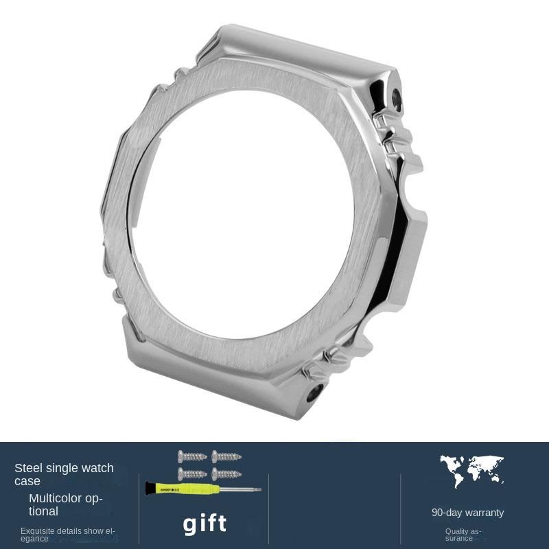 Аксессуары для часов Casio G-SHOCK GA-2100 Ремешок из нержавеющей стали металлический Корпус Безель GA2100 GA2110 GA-B2100 Модифицированный мужской Ремешок для часов