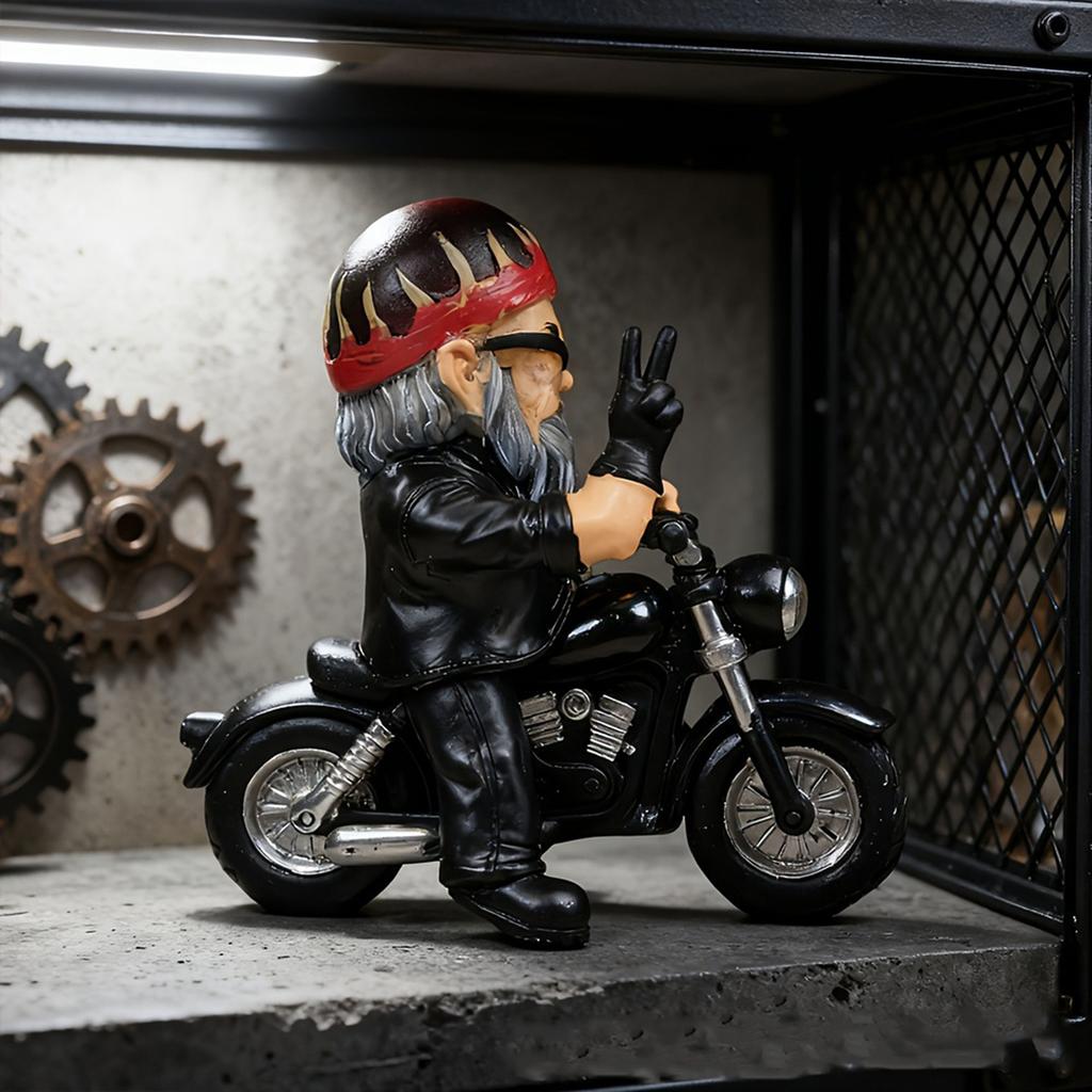 Resin Motorcycle Ornament Punk Style Desktop Decorative Model Home Decor for Collectors