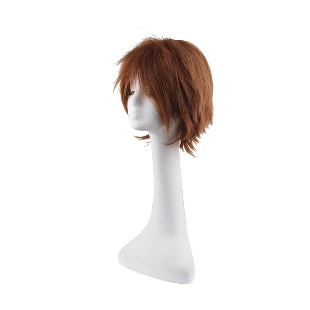 Ron Weasley Cosplay Wig Brown Short High Temperature Silk Harry Potter Hair for Men Women Halloween Party Costume Accessories
