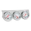 3 IN 1 Car Gauge Water Temp + Voltage + Oil Pressure Gauge Meter with LED Light for Car Marine Trucks Tractor Triple Gauge Set