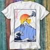 Great Wave Off Kanagawa Fuji Mountain T Shirt Top Tee 228