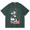 230 г/м² 100% хлопок HXH V11 Shizuku Хэллоуин Принт Унисекс Тяжелая хлопковая футболка