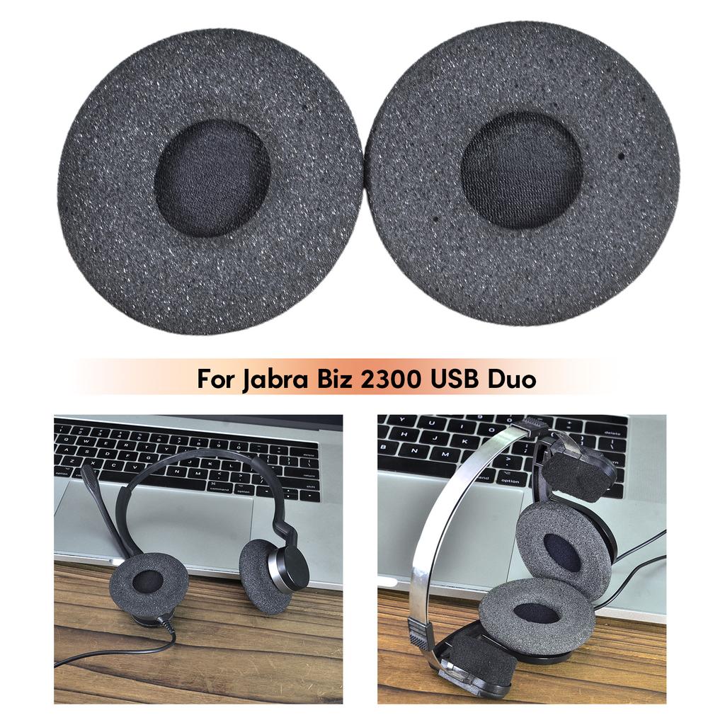 Ear Pads Ear Cushions for Jabra Biz2300 USB Duo Headsets Breathable Ear pads Improve Sound Quality Comfort Earcups
