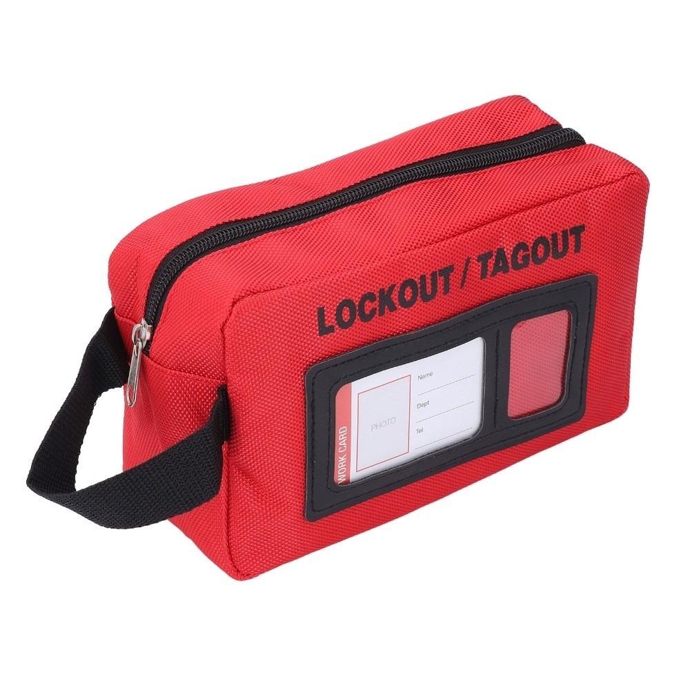 Heat Resistant Industrial Organizer Polyester Cloth Bag Lockout Management