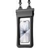 Essager ES-FSD04 IPX8 waterproof case for phone, universal, with strap, black