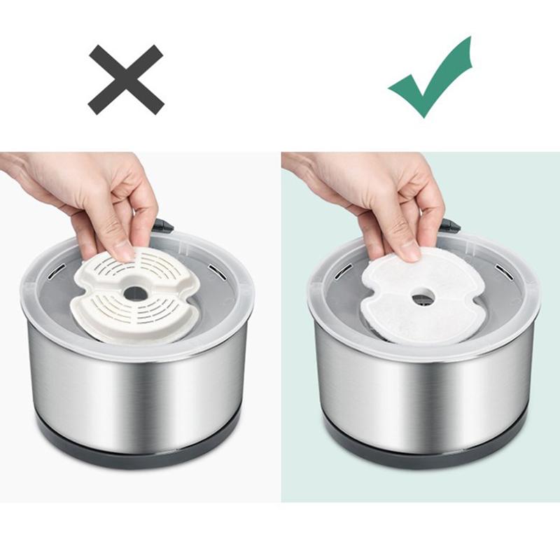 4 шт. сменные фильтры для кошачьего фонтана с активированным углем