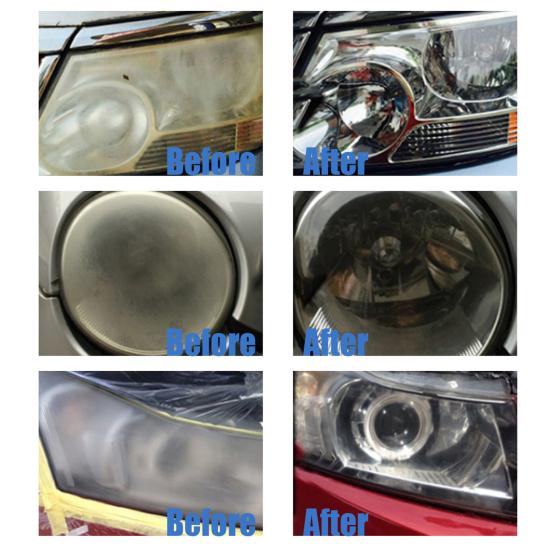 Автомобильный восстанавливающий состав для фар Жидкость для ремонта автомобильных фар Долговечная защита Простой в применении набор для полировки фар