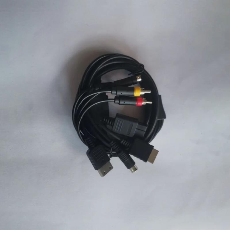 AV-кабель для нескольких консолей для игровых консолей N64 DC128, длина 1,80 м, дизайн Plug and Play, повышает долговечность