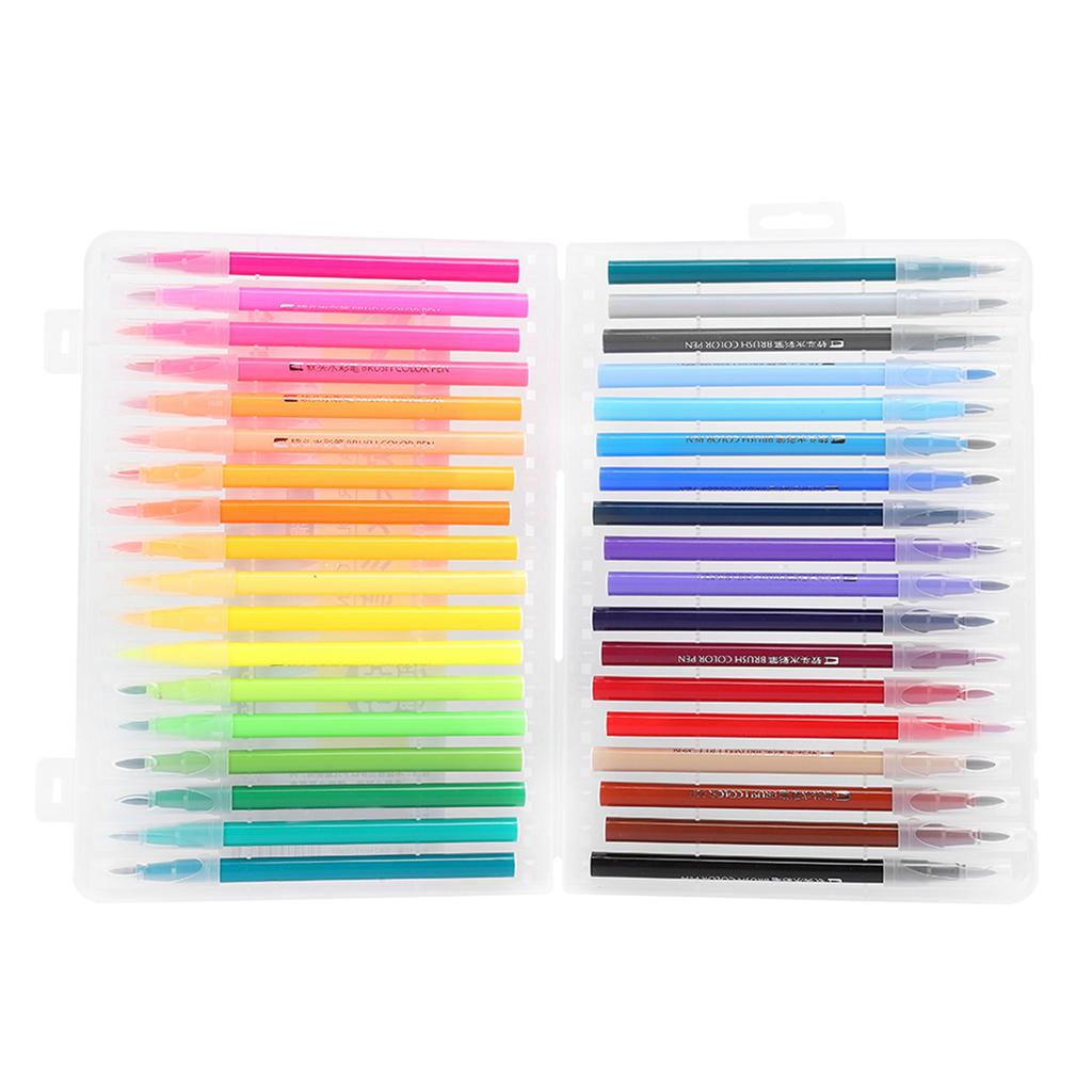 36 Color Soft Head Watercolor Pen Washable Painting Pen Drawing Supplies