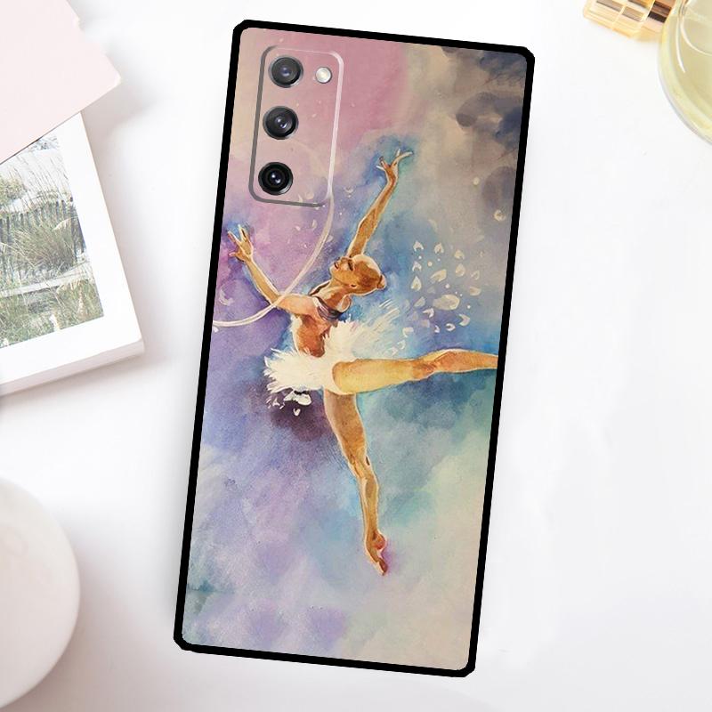 Масляная живопись Гимнастика Чехол для телефона Для Samsung Galaxy S26 S25 S24 S23 Ultra S20 FE S21 FE S22 Plus S10 S25 FE Чехол