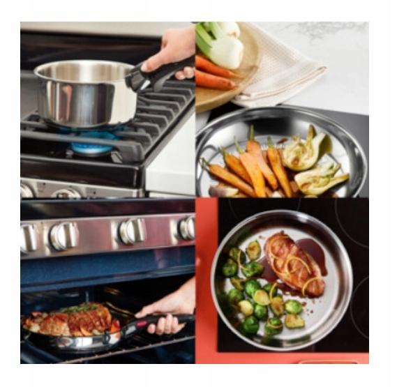 Tefal Ingenio Cook Eat Frying Pan Set (6 Pieces) 1 Pc