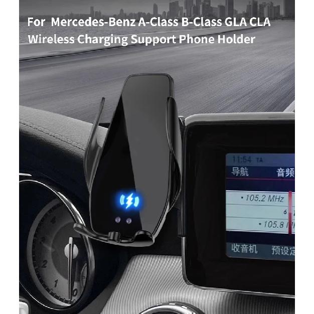 Car Phone Holder For Mercedes-Benz W176 W242 W246 A-class B-class C117 X156 GLA CLA Multimedia Screen Convenience Phone Holder