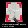 Flush Universal Easy-Snap Inspection Hole Hatch Decoration Access Panel Wall Ceiling Hole Cover