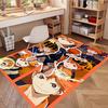 Haikyu Print Rug, Washable Floor Carpet, For Entryway Dorm Laundry Room Office Study, Home Decor Birthday Christmas Gift