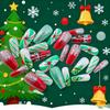 Christmas European And American Best-Selling Nail Art Wearing Nail Sweet And Cute Christmas Tree Glitter Medium And Long Nail Wear