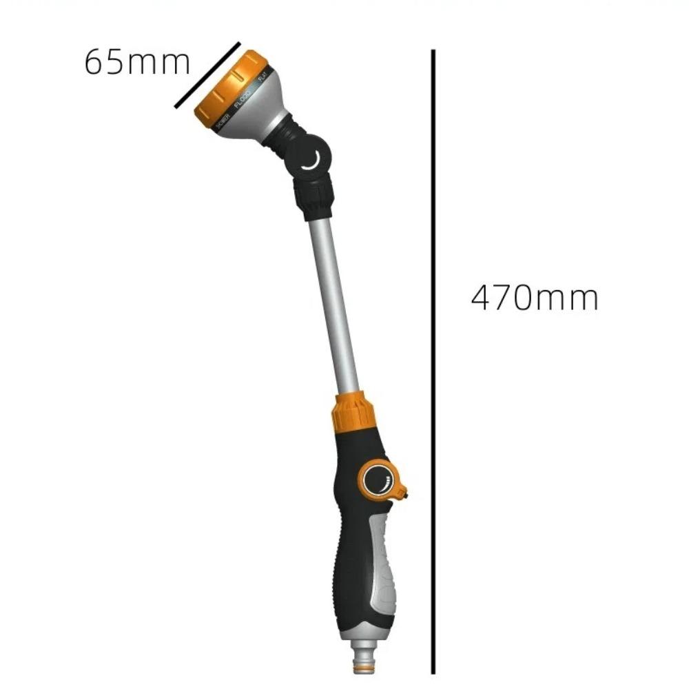 47см Насадка для распылителя воды 8 режимов распыления Высокое давление Насадка для поливочного шланга Многофункциональная Нескользящая Садовая насадка Сад