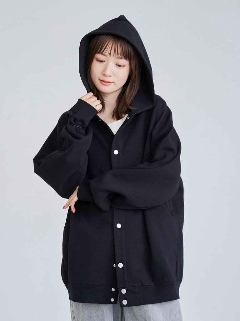 Cohen Clean Plus Sweat Snap Button Hoodie (Stain Resistant (Food Stains), UV Protection), 75601000002 1190 LT.GRAY(11) XL