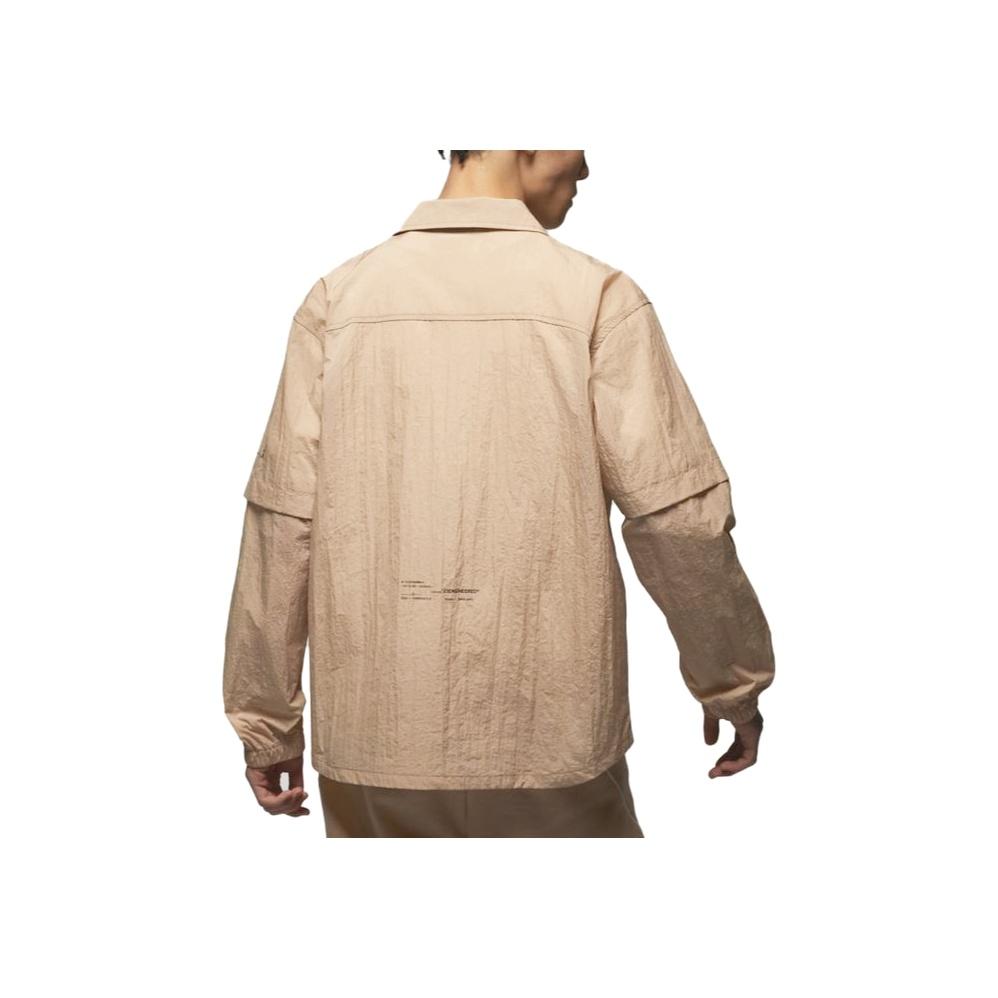 Jordan SS23 Тканая практичная легкая куртка Мужская верхняя одежда Desert-Yellow DV7694-254