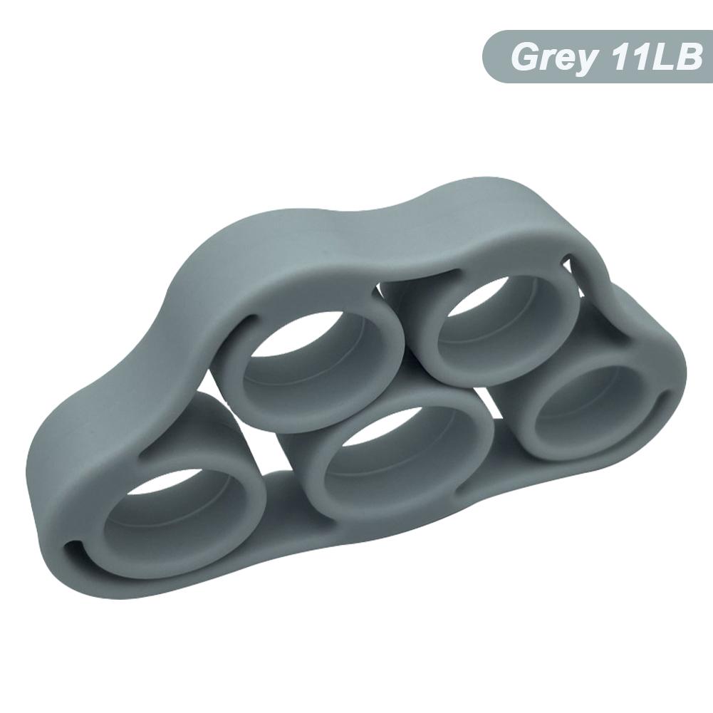 Силиконовый тренажер для пальцев Кольцо для натяжения пальцев Устройство для упражнений на разведение пальцев Устройство для натяжения для реабилитации рук Тренажер для пяти пальцев