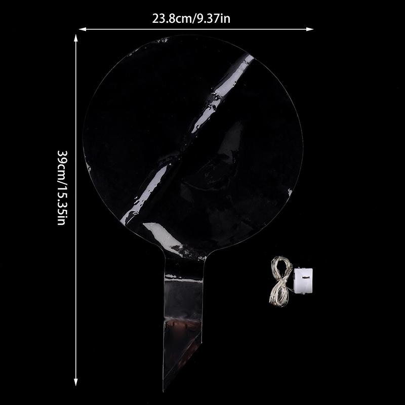 Светящиеся шары, светящиеся шары, светодиодные шары Bobo Fairy Lights, шары с 10-футовыми огнями, гирлянды, гелиевые светящиеся шары на день рождения