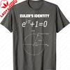 Eulers Oiler Identity Math Equation Complex Number Math Formula Graphic TShirt Casual Science Top for Mathematicians Physics