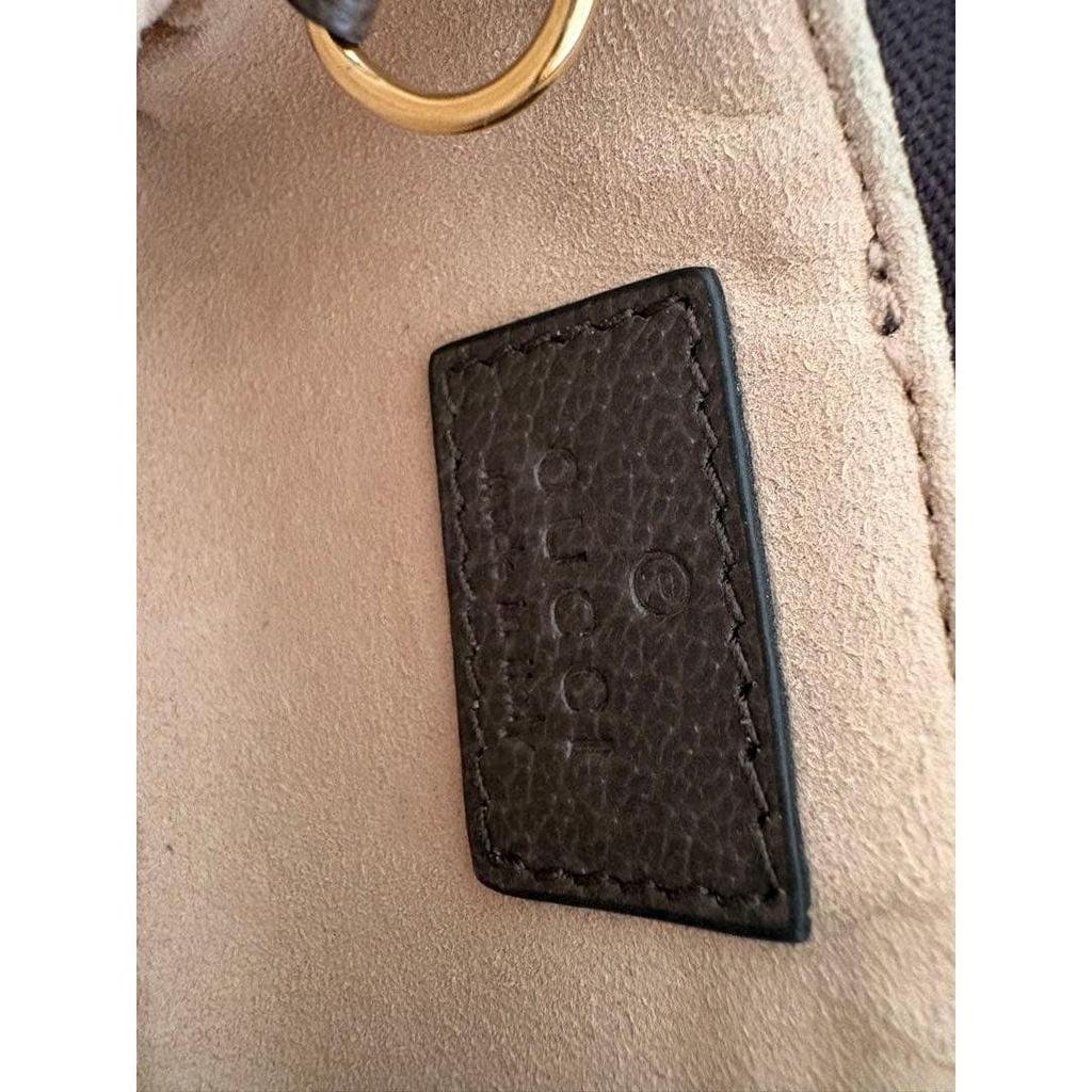 Used GUCCI GG Supreme Key Case Pouch