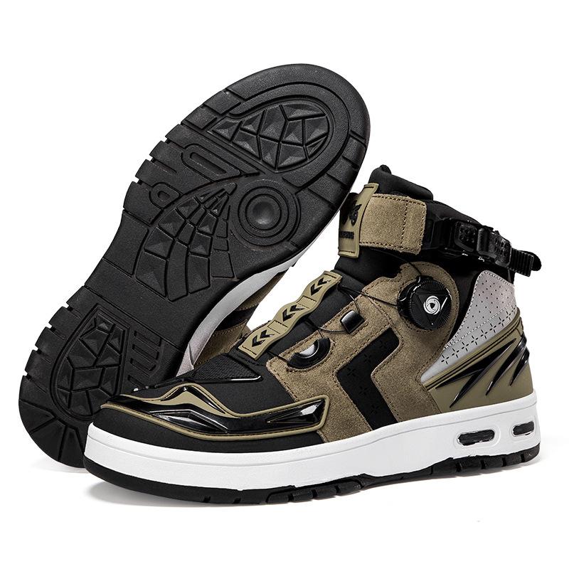 Мотоциклетная обувь Мотоциклетная обувь для езды Мужские рыцарские Четыре сезона Внедорожные мотоциклетные ботинки Гоночные короткие ботинки Четыре сезона Мотоциклетное туристическое снаряжение