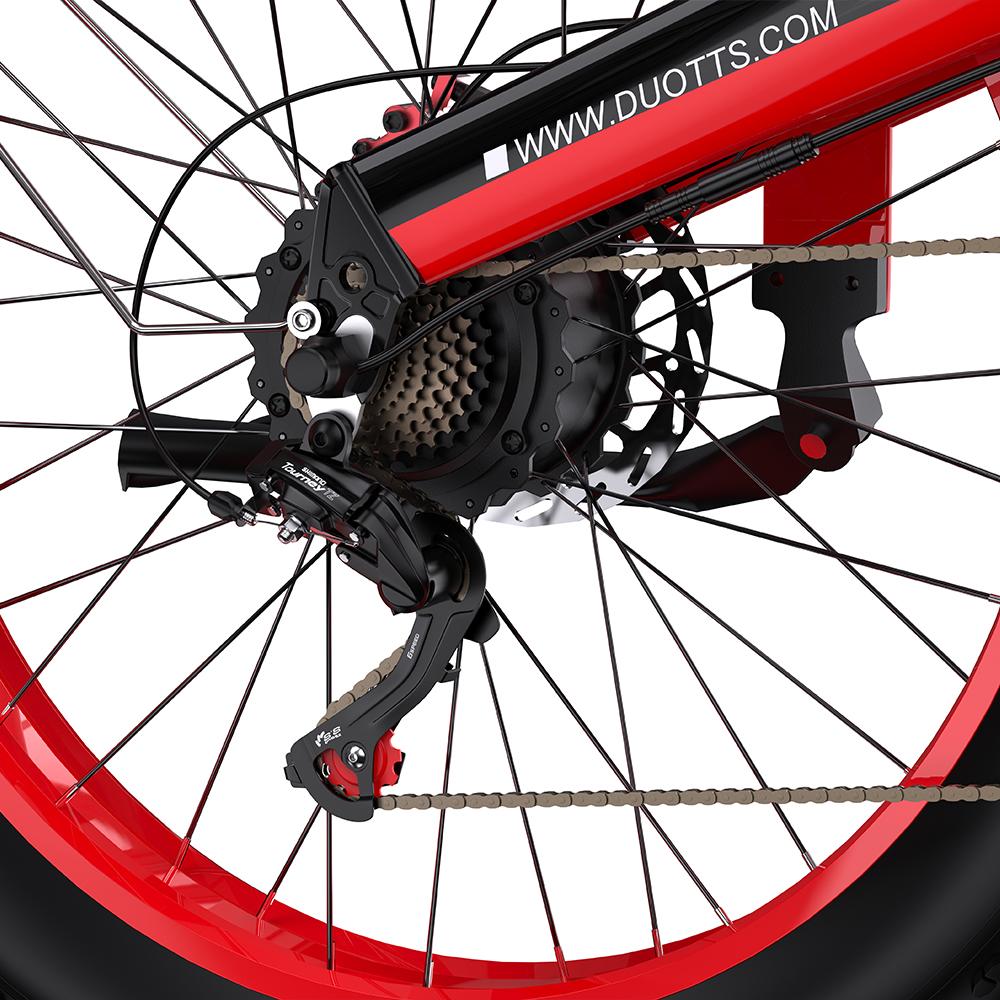 DUOTTS Электровелосипед N26 City, двигатель 750 Вт, аккумулятор 48 В 20 Ач Samsung, запас хода 120 км, водонепроницаемость IPX4, угол подъема 55°