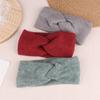 Повязки на голову крест-накрест, вязаные, широкие, теплые, скрученные, эластичные, зимние, утепленные, мягкие, эластичные, тюрбаны для женщин и девочек
