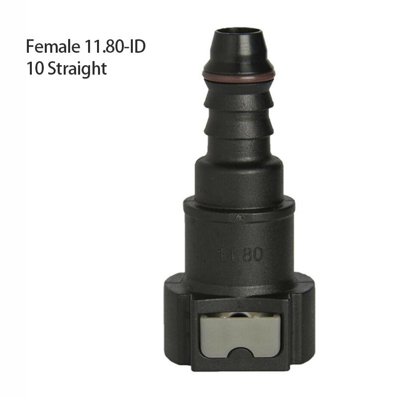 Auto Fuel Line Hose Coupler ID6 7.89 9.89 ID10 11.80 Nylon Rubber Oil Coupler Car Fuel Quick Release Connector Line Hose Parts