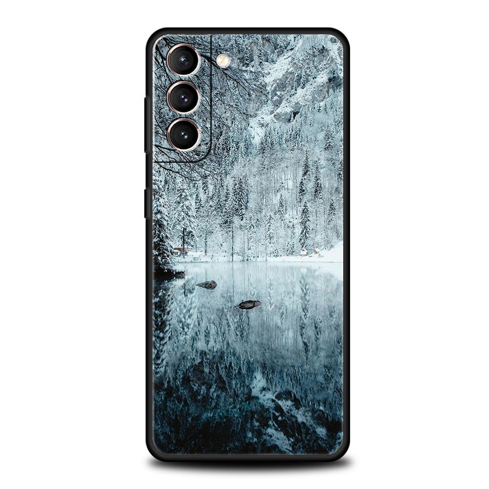 Чехол для телефона Природа Пляж Восход Горы Лес Для Samsung Galaxy S23 S24 S22 S21 S20 FE Ultra 5G S10 S10E S9 S8 Plus
