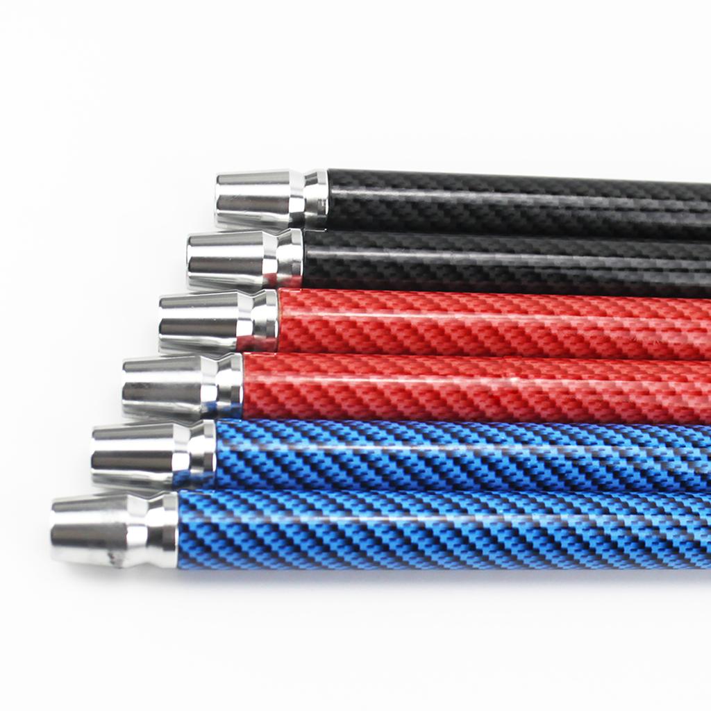 40cm Carbon Fiber Hookah Mouthpieces Stainless Steel Shisha Hose Handle Nargile Chicha Cachimbas Hookah Accessories