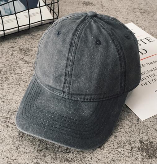 Женская и мужская хлопковая однотонная бейсболка, модная шляпа Snapback, женская уличная простая мытая винтажная кепка с козырьком, повседневная кепка, шляпа для женщин и мужчин