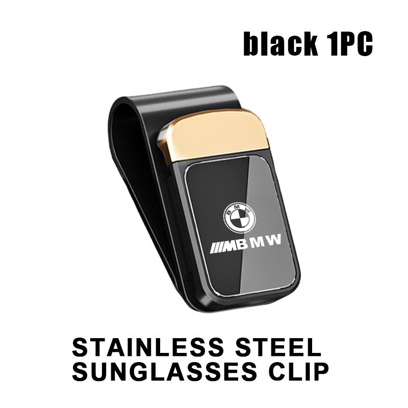 HBSW4 Car Sun Visor Sunglasses Holder Storage Glasses Card Clip For BMW 1 3 5 7 Series M F01 F20 F10 F13 E52 E53 E60 E93