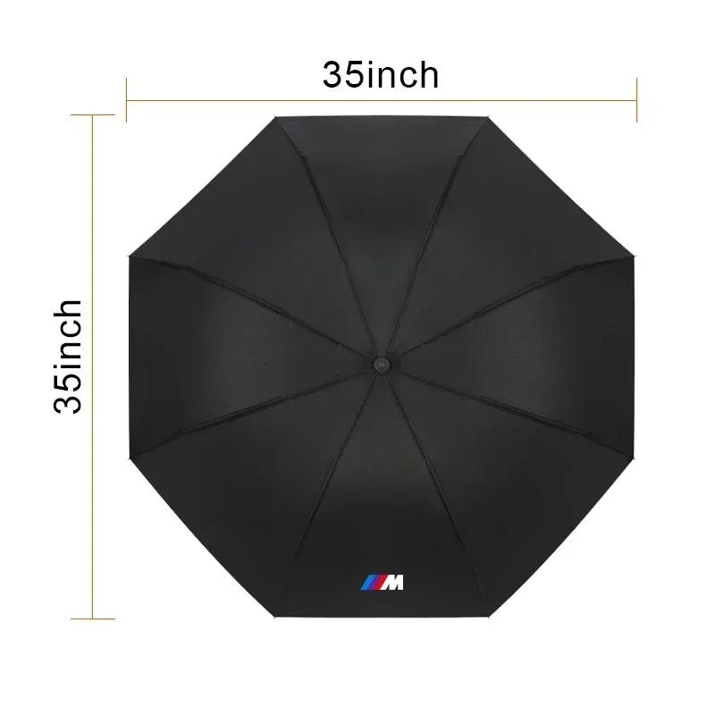 Car Logo Umbrella Auto Folding Windshield Sunshade Umbrella For BMW M Performance 1 3 5 7 Series M3 M4 M5 M6 X1 X3 X5 X6 X7 E30