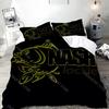 3D printed Fishing Nash Bedding Set Adult Boy Girl Nash logo Duvet Cover PillowcaseBedroom Decoration Gift Single Double Large